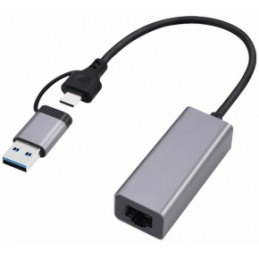 Adapteris Gembird USB 3.1 +...