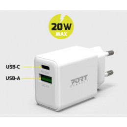 Port USB Type-C 20W White