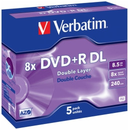 Matricas DVD+R DL Verbatim...