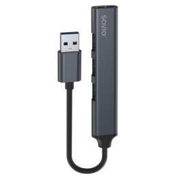Adapteris Savio USB-A – 3 ×...
