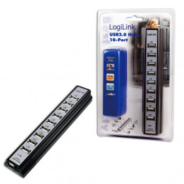Logilink | USB 2.0 Hub-10...