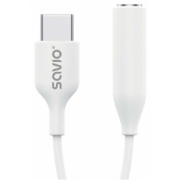 Savio USB-C Male - 3.5 mm...